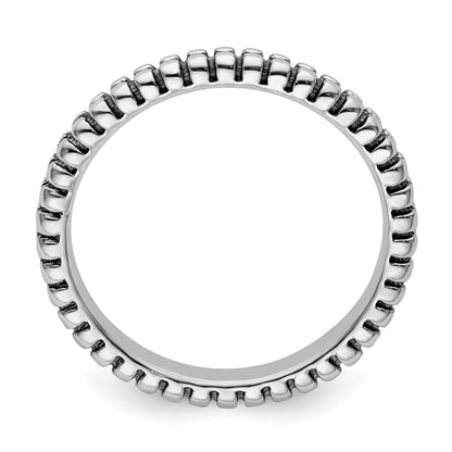 Sterlingsilber Stapelbar Expressions Antikisiert Ring