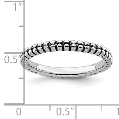 Sterlingsilber Stapelbar Expressions Antikisiert Ring