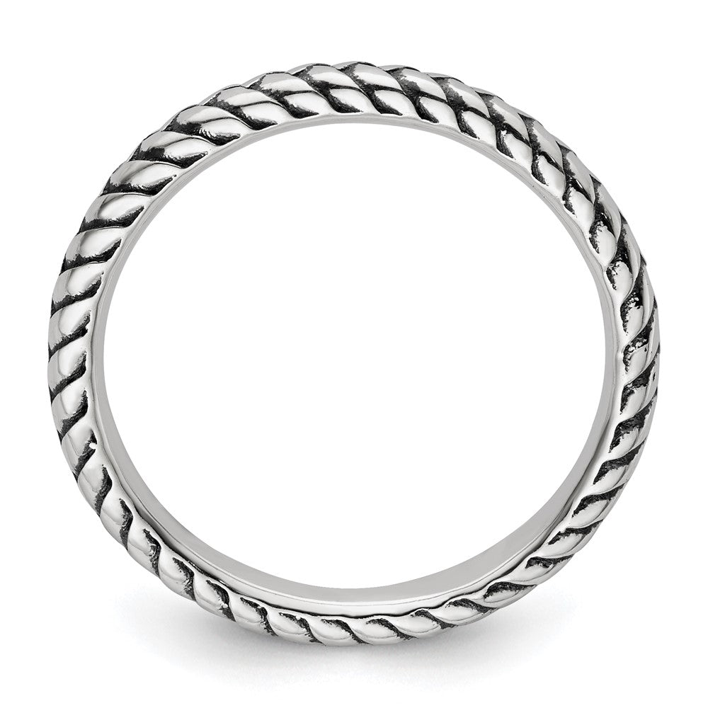 Sterlingsilber Stapelbar Expressions Antikisiert Ring