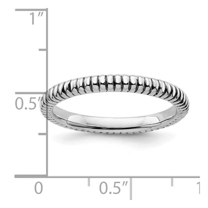 Sterlingsilber Stapelbar Expressions Antikisiert Ring