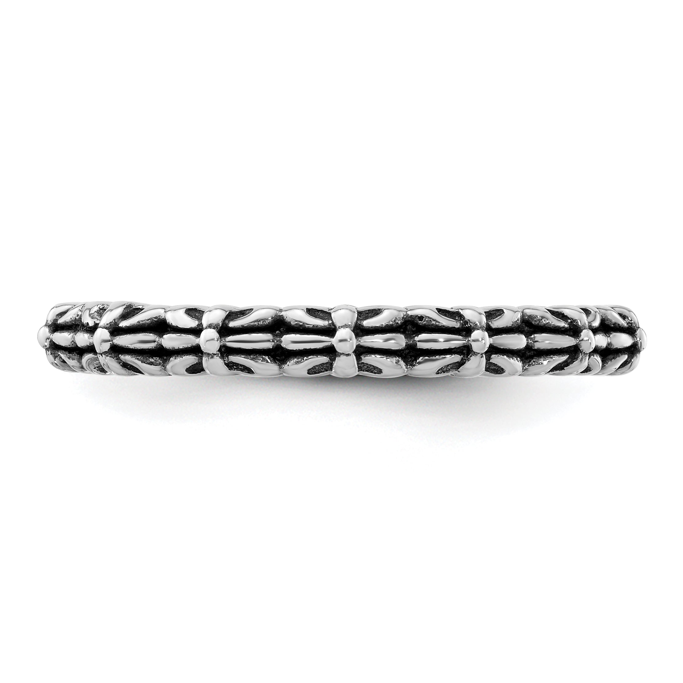 Sterlingsilber Stapelbar Expressions Antikisiert Ring