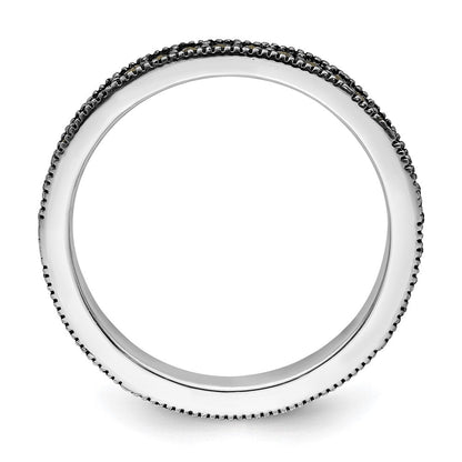 Sterlingsilber Stapelbar Expressions Markasit Ring