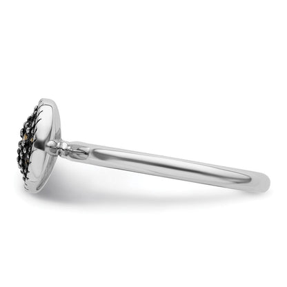 Sterlingsilber Stapelbar Expressions Markasit Ring