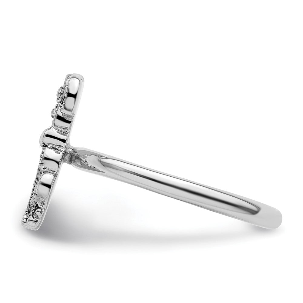 Sterlingsilber Stapelbar Expressions Markasit Hund Ring