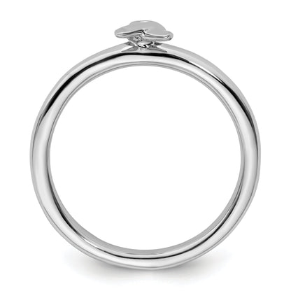 Sterlingsilber Stapelbar Expressions Bewusstsein Schleife Ring