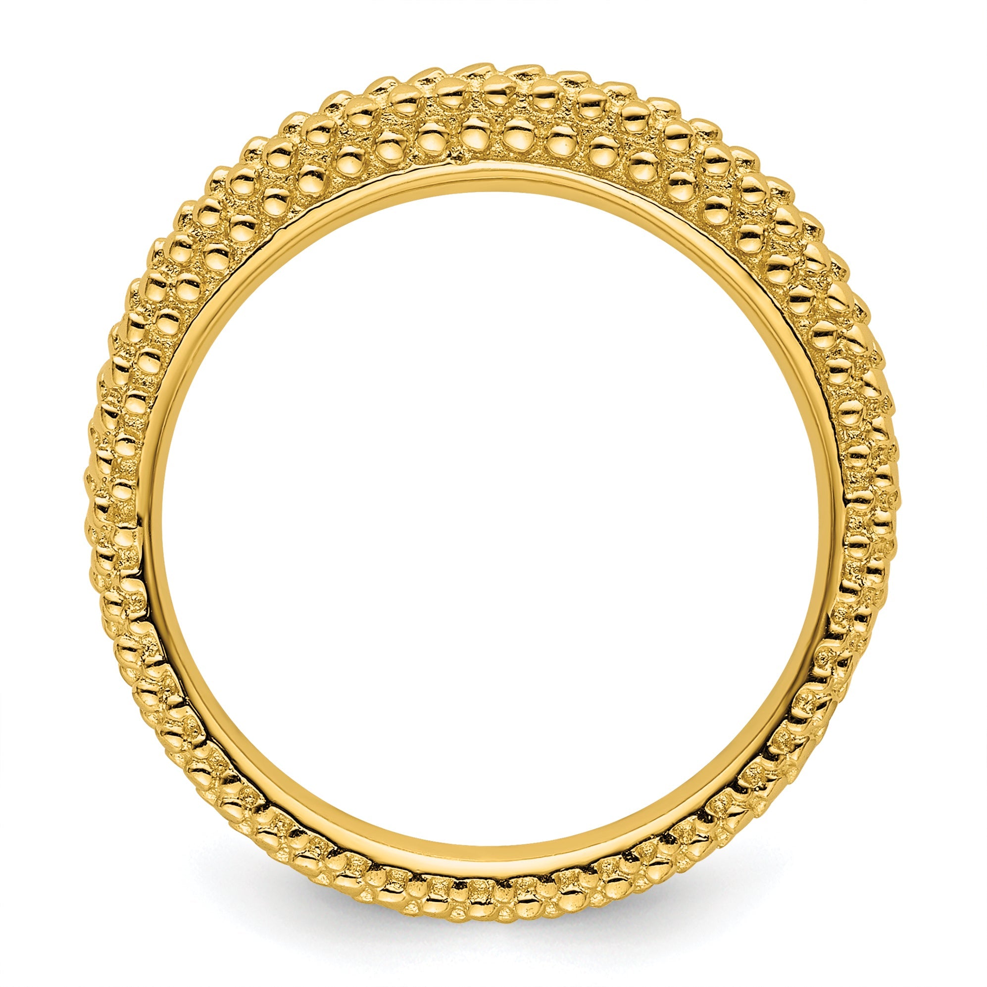Sterlingsilber Stapelbar Expressions Vergoldet Gewölbt Ring