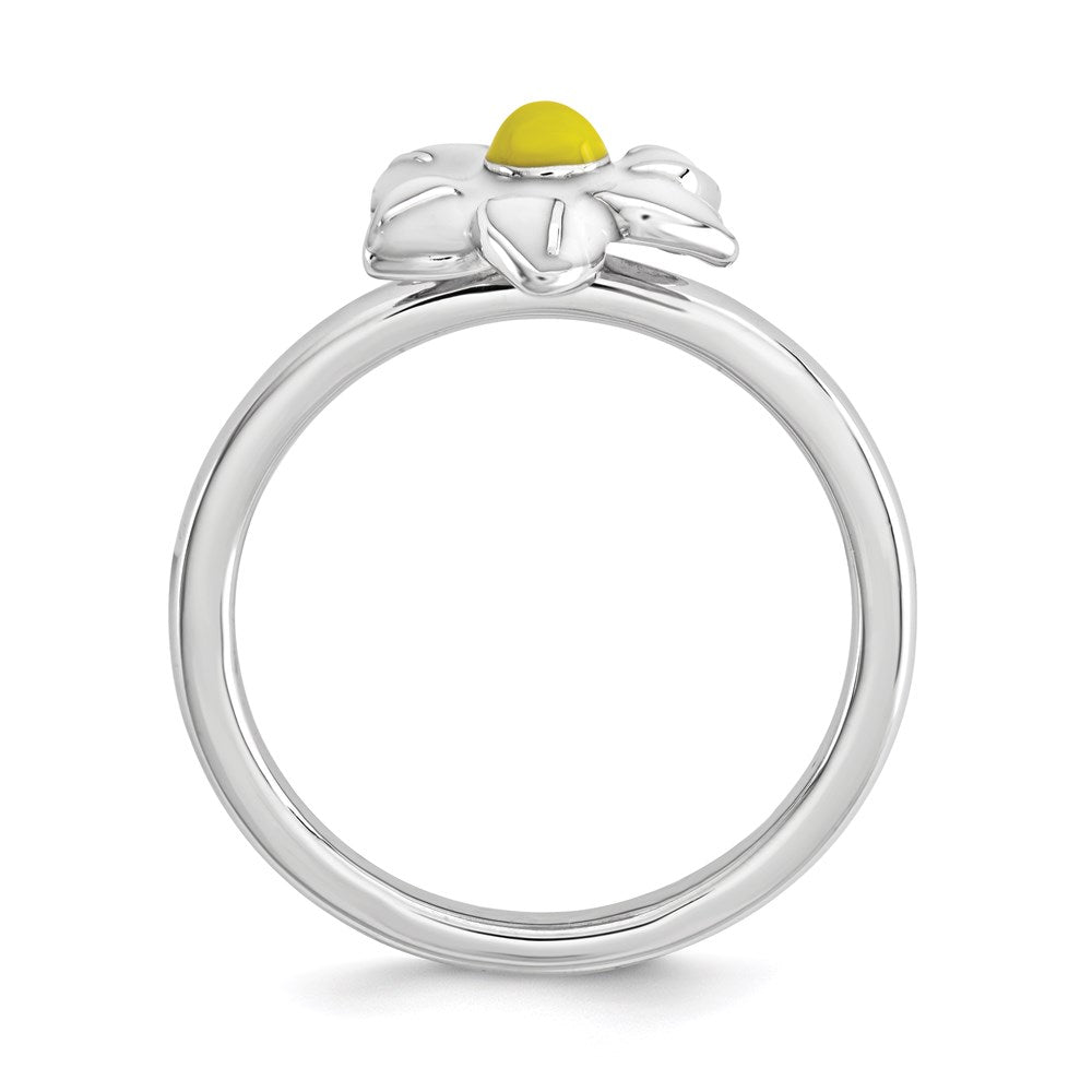 Sterlingsilber Stapelbar Expressions Jonquil Ring (size 6 Nur)
