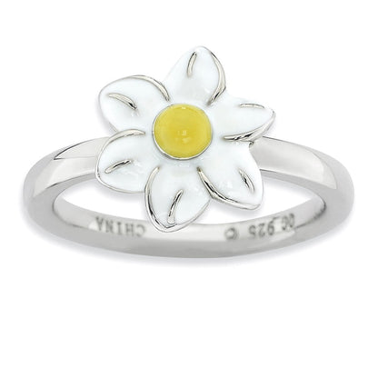 Sterlingsilber Stapelbar Expressions Jonquil Ring (size 6 Nur)