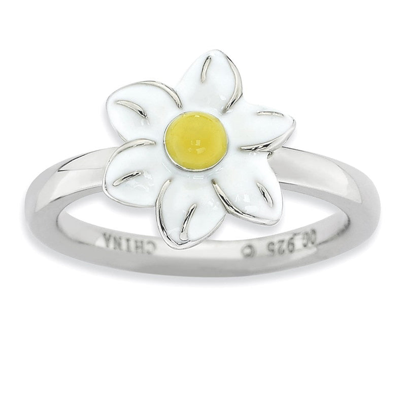 Sterlingsilber Stapelbar Expressions Jonquil Ring (size 6 Nur)