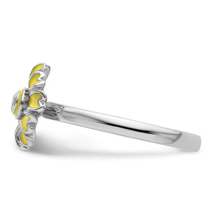 Sterlingsilber Stapelbar Expressions Gänseblümchen Ring