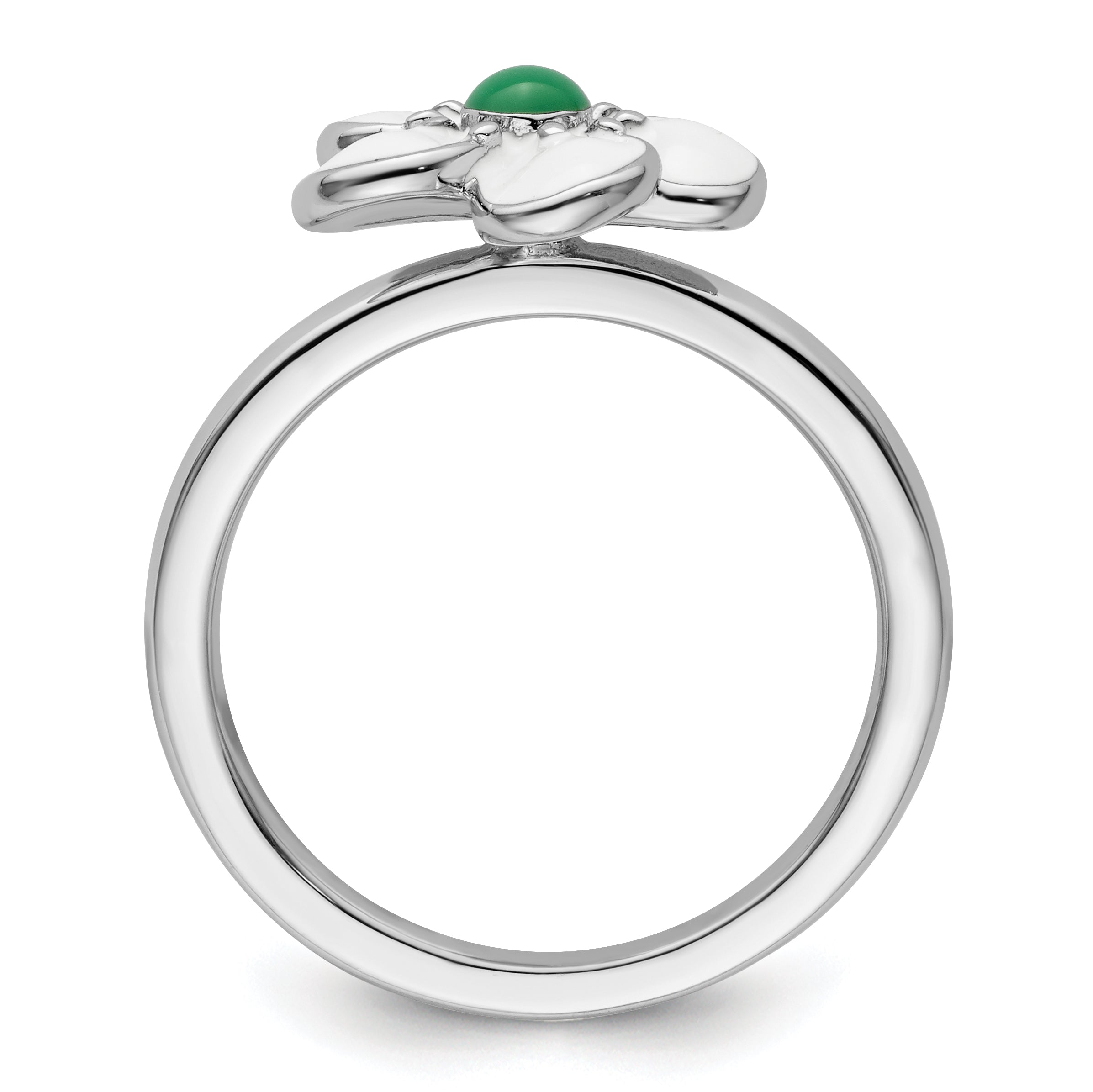 Sterlingsilber Stapelbar Expressions Hawthorn Ring
