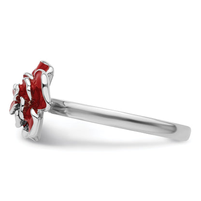 Sterlingsilber Stapelbar Expressions Rose Ring