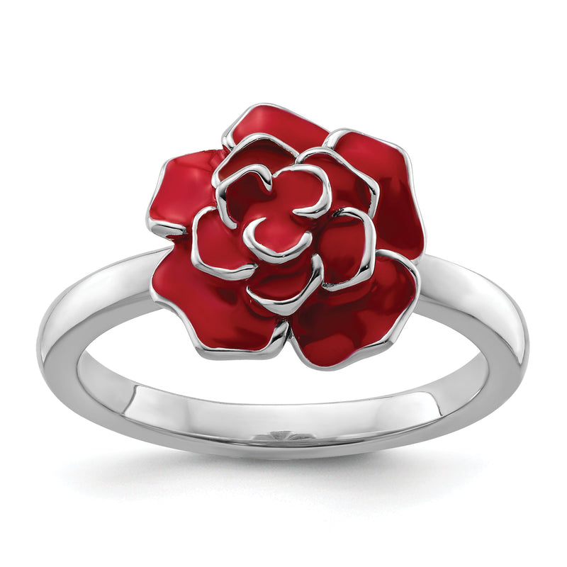 Sterlingsilber Stapelbar Expressions Rose Ring