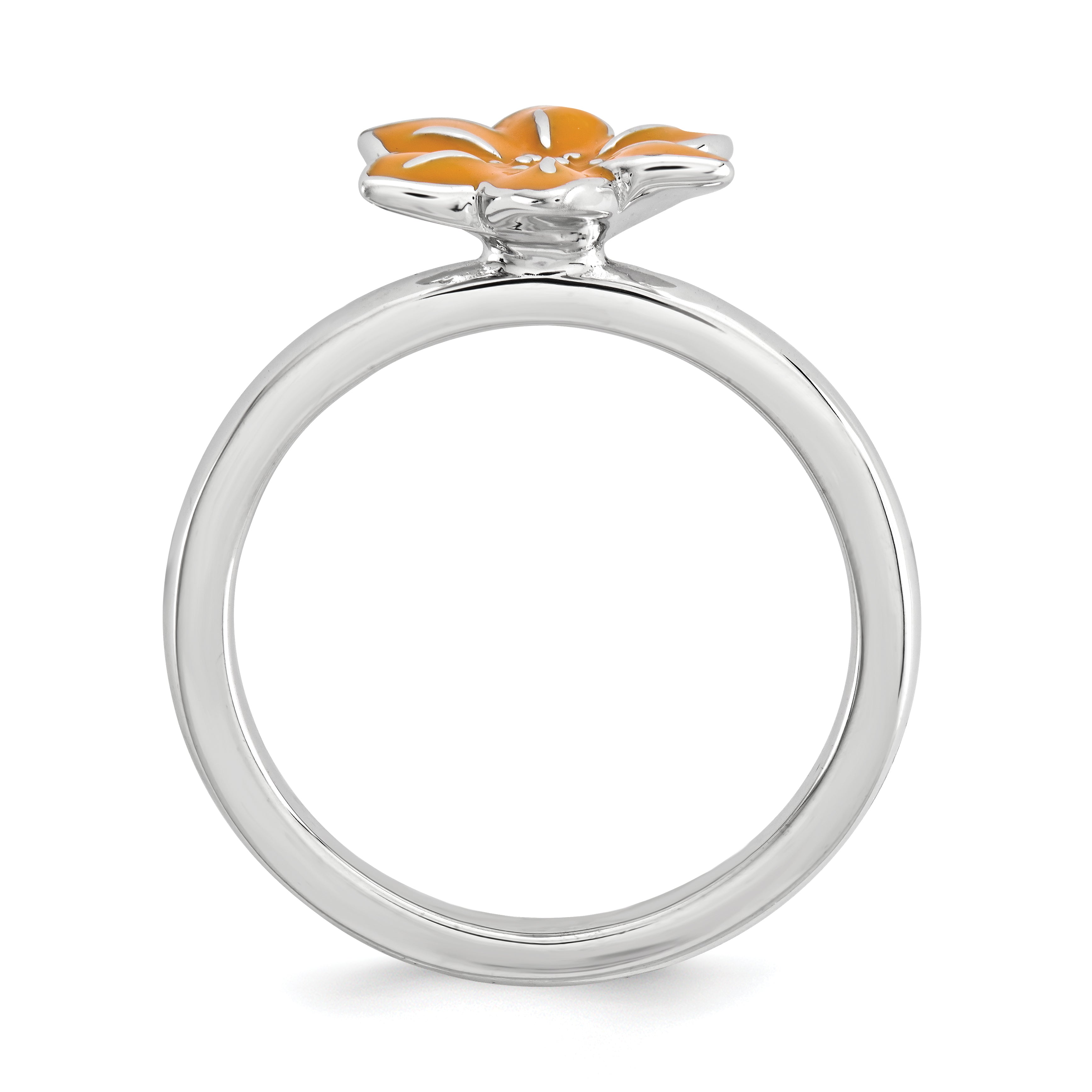 Sterlingsilber Stapelbar Expressions Gladiolus Ring