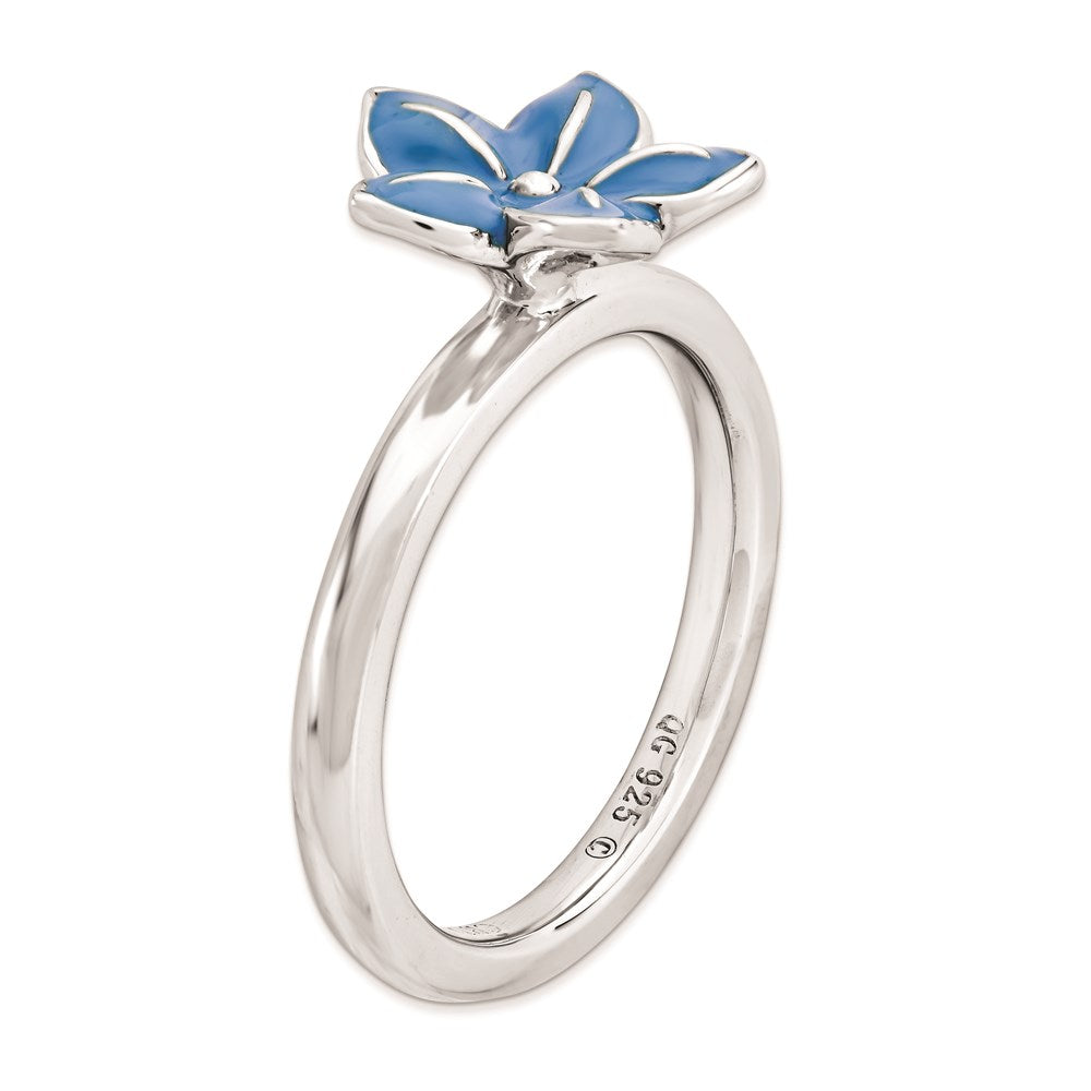 Sterlingsilber Stapelbar Expressions Morning Glory Ring