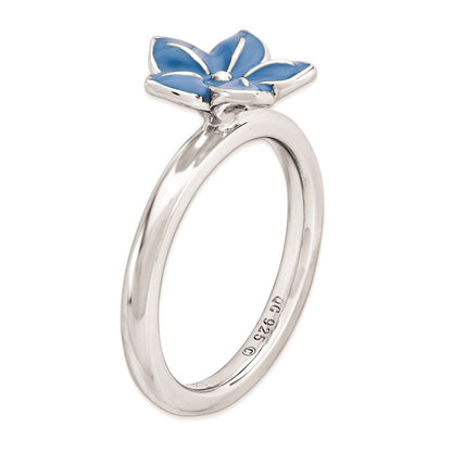 Sterlingsilber Stapelbar Expressions Morning Glory Ring