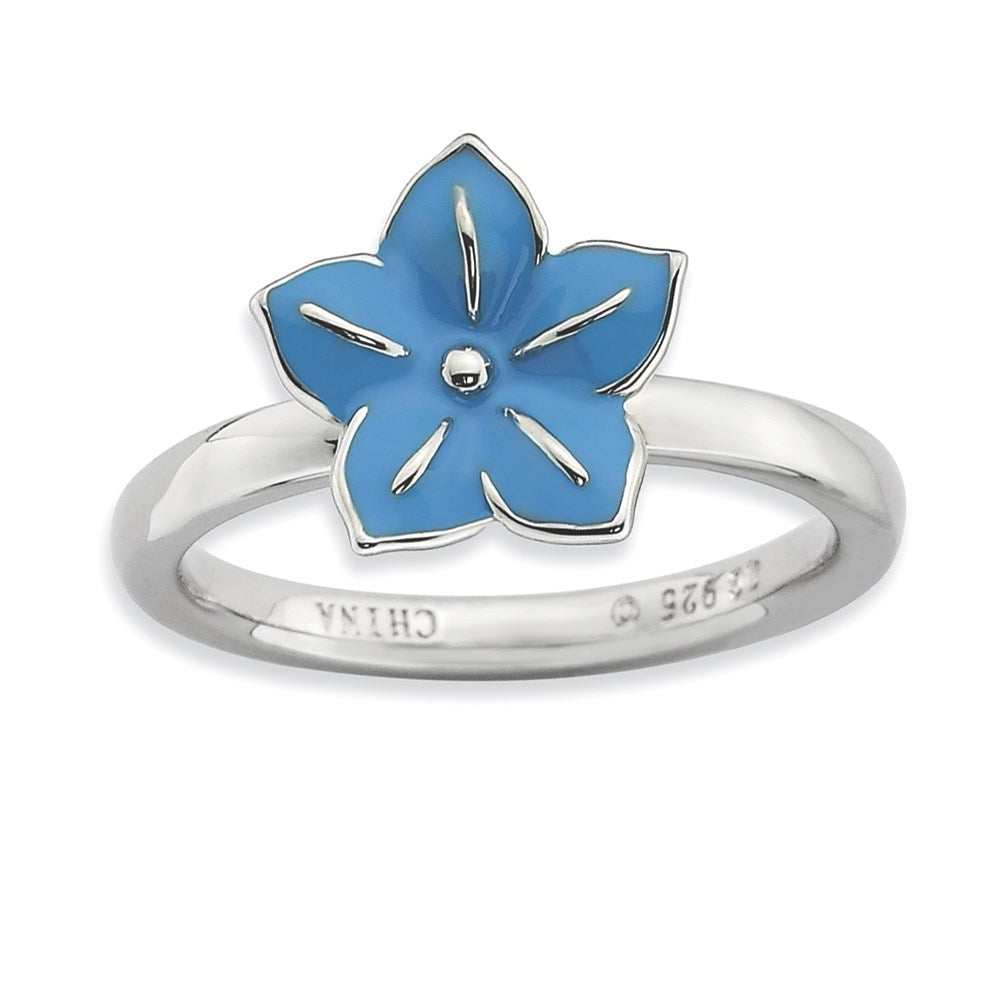 Sterlingsilber Stapelbar Expressions Morning Glory Ring