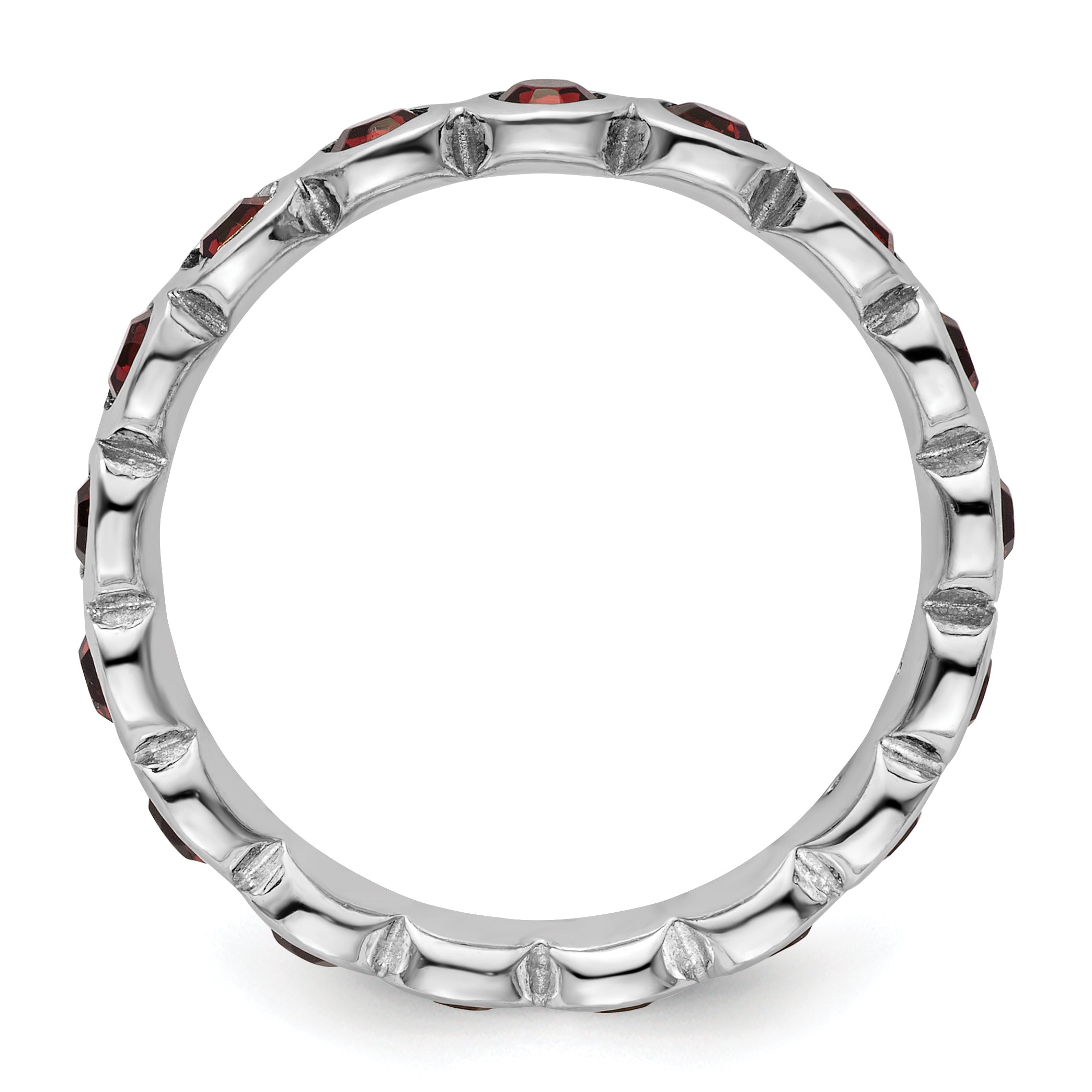 Sterlingsilber Stapelbar Expressions June Kristall Ring