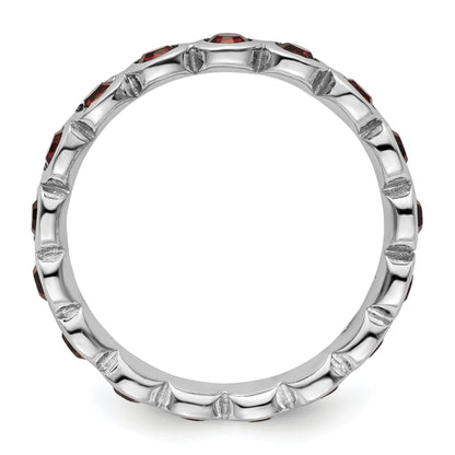 Sterlingsilber Stapelbar Expressions June Kristall Ring