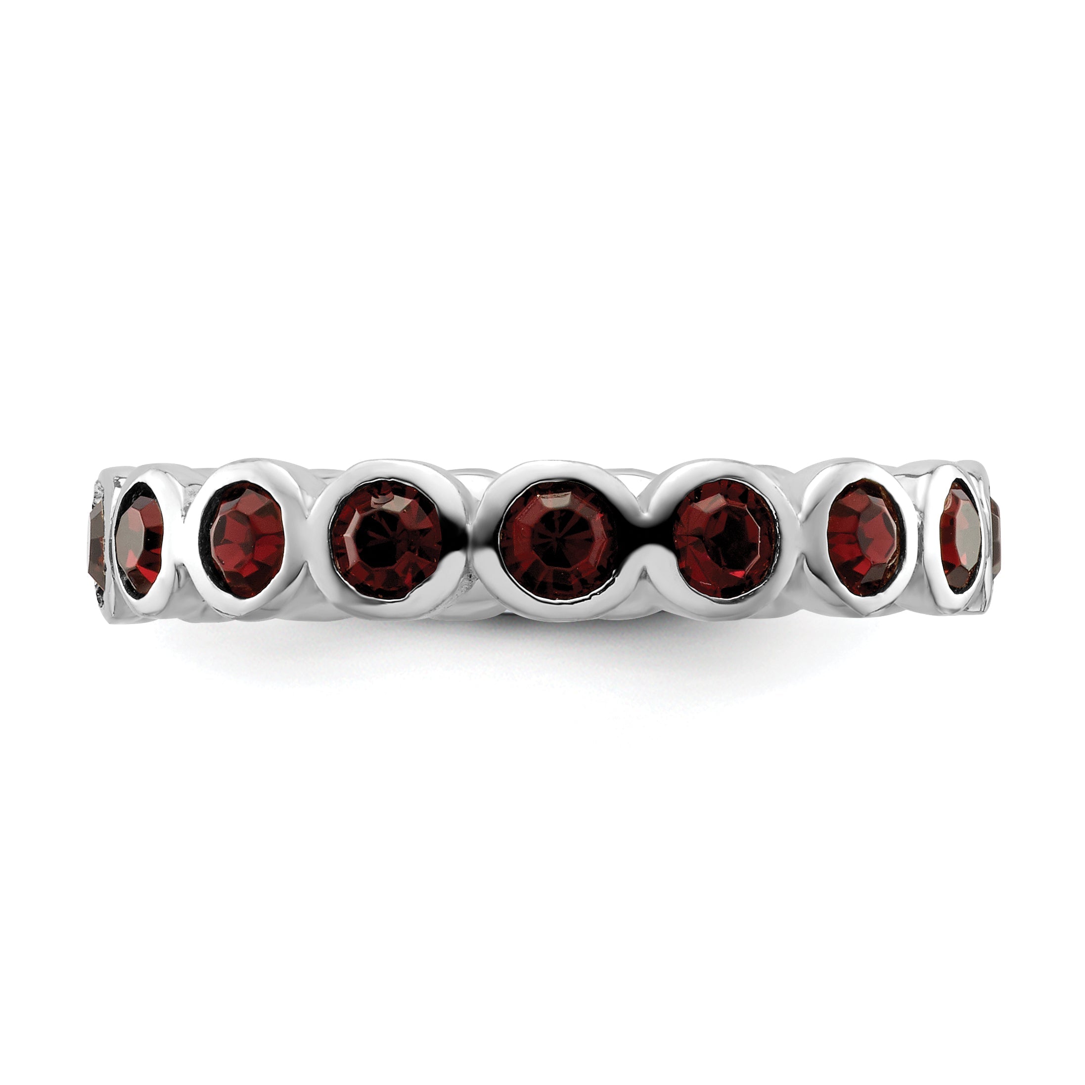 Sterlingsilber Stapelbar Expressions June Kristall Ring