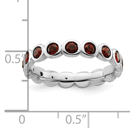 Sterlingsilber Stapelbar Expressions June Kristall Ring