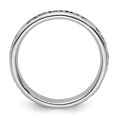 Sterlingsilber Stapelbar Expressions Poliert Emailliert Mutter Ring
