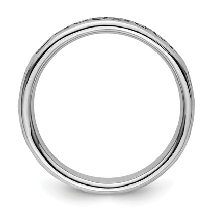 Sterlingsilber Stapelbar Expressions Poliert Emailliert Tochter Ring