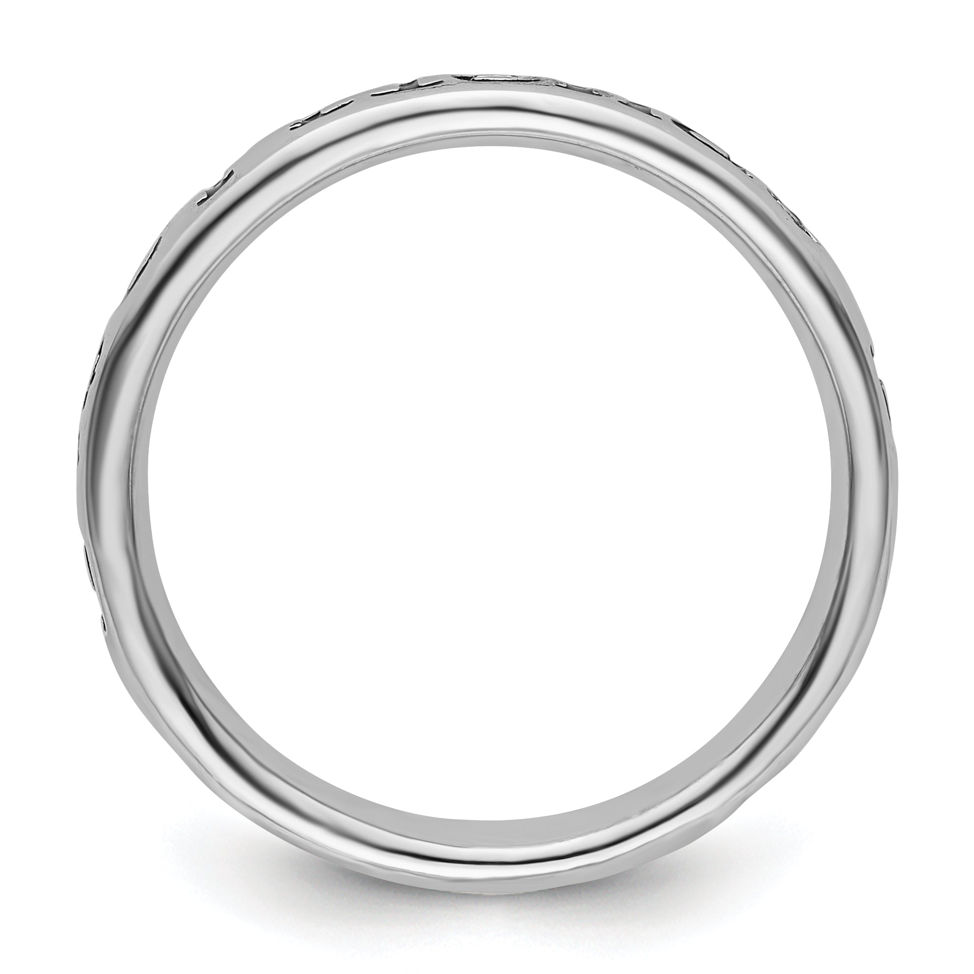 Sterlingsilber Stapelbar Expressions Poliert Emailliert Friends Ring