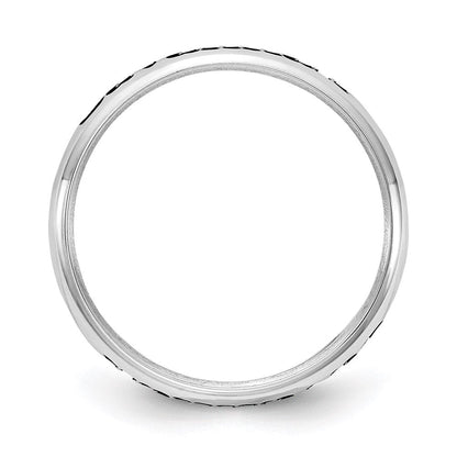 Sterlingsilber Rhodiniert Plt Stapelbar Expressions Personalisiert Ring
