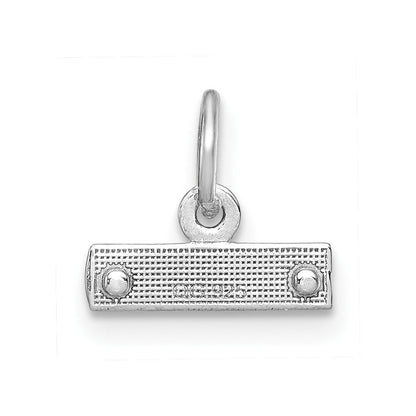 Sterlingsilber Rhodiniert Diamantiert #top Charm