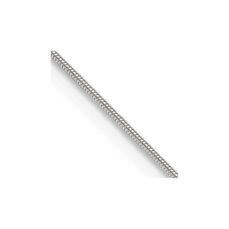Sterlingsilber.7mm Schlange Halskette