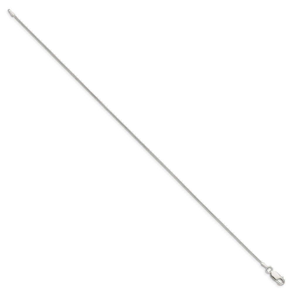 Sterlingsilber.8mm Schlange Gliederarmband