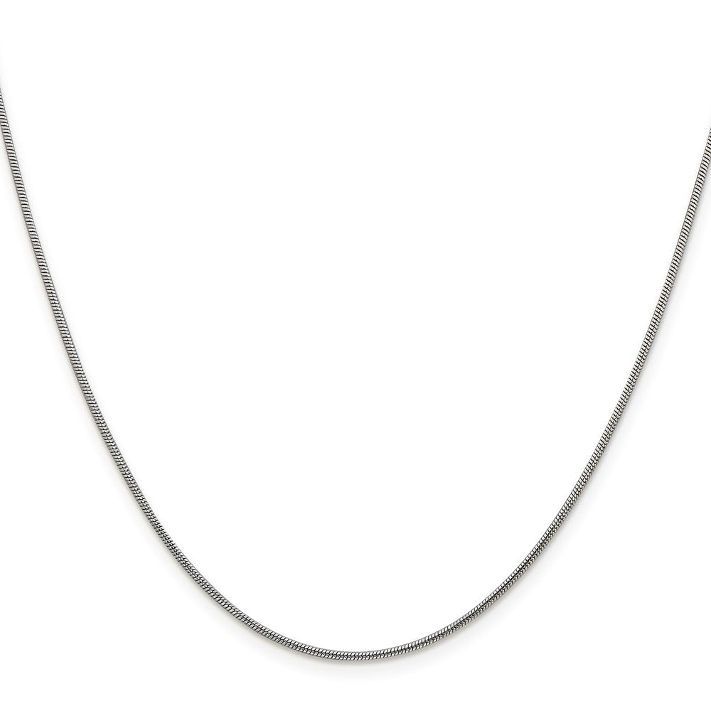 Sterlingsilber 1.2mm Schlange Halskette