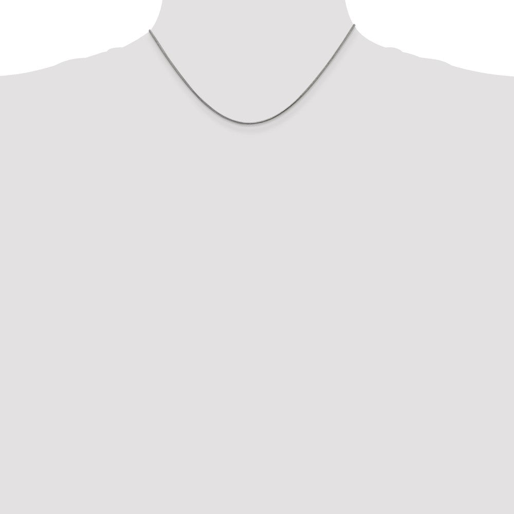 Sterlingsilber 1.2mm Schlange Halskette