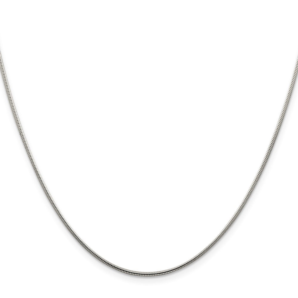 Sterlingsilber 1.25mm Schlange Halskette