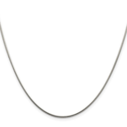 Sterlingsilber 1.25mm Schlange Halskette