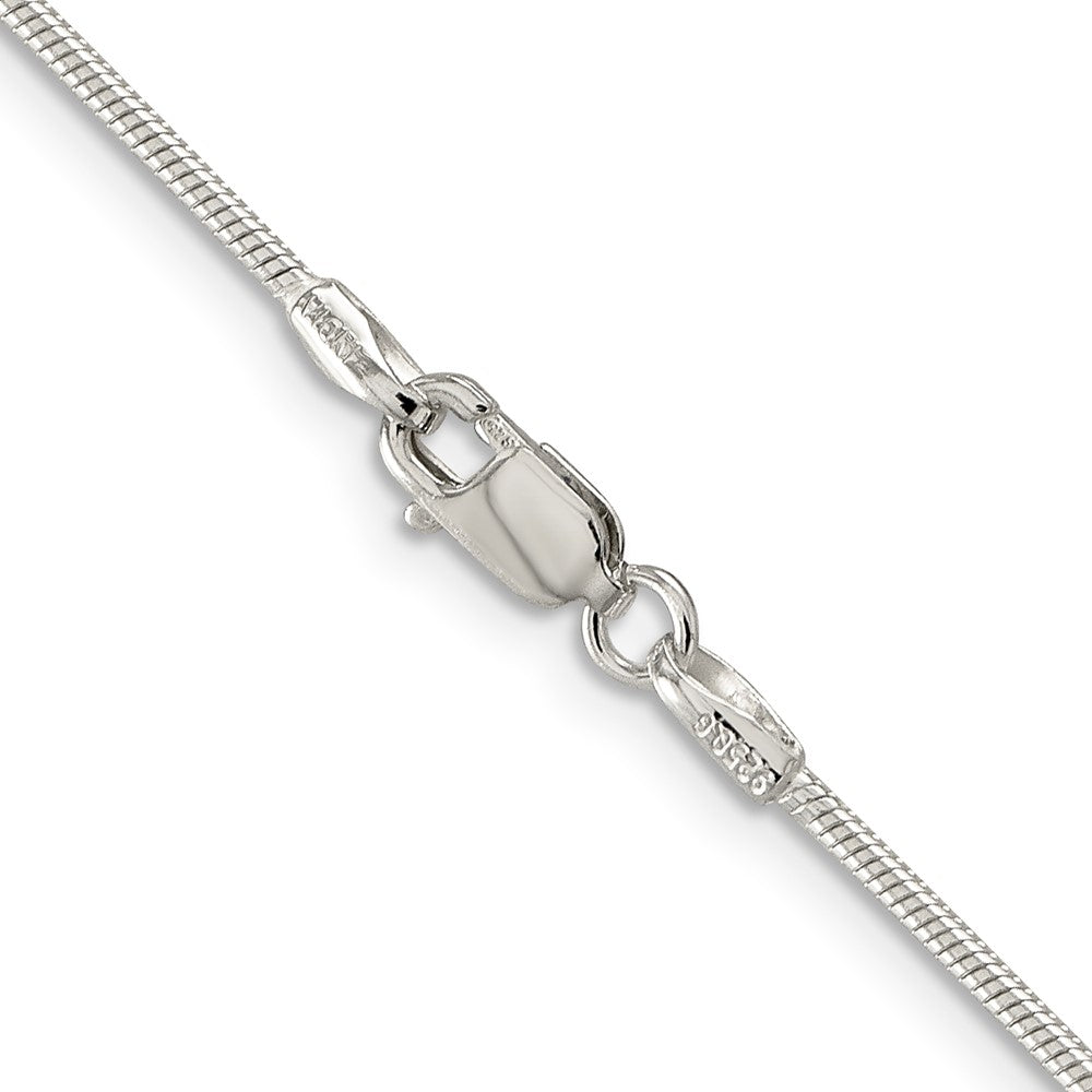Sterlingsilber 1.25mm Schlange Halskette