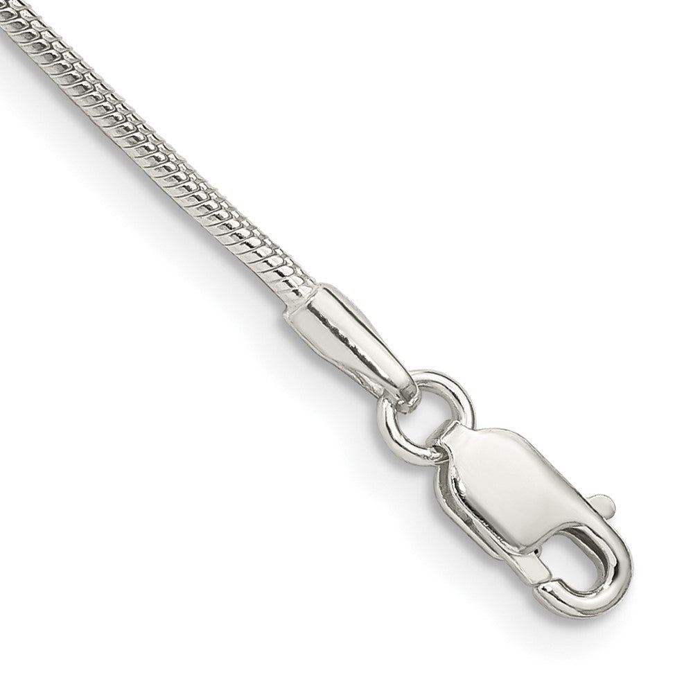 Sterlingsilber 1.25mm Schlange Gliederarmband