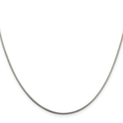 Sterlingsilber 1.5mm Schlange Halskette