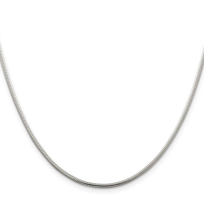 Sterlingsilber 1.75mm Schlange Halskette