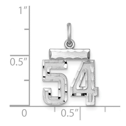 Sterlingsilber Rhodiniert Diamantiert #54 Charm