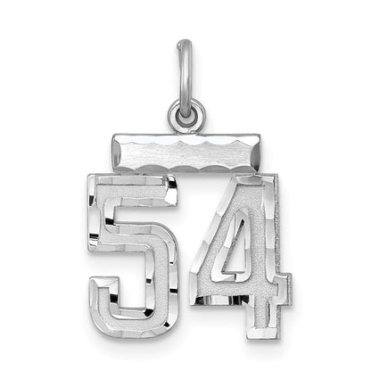 Sterlingsilber Rhodiniert Diamantiert #54 Charm