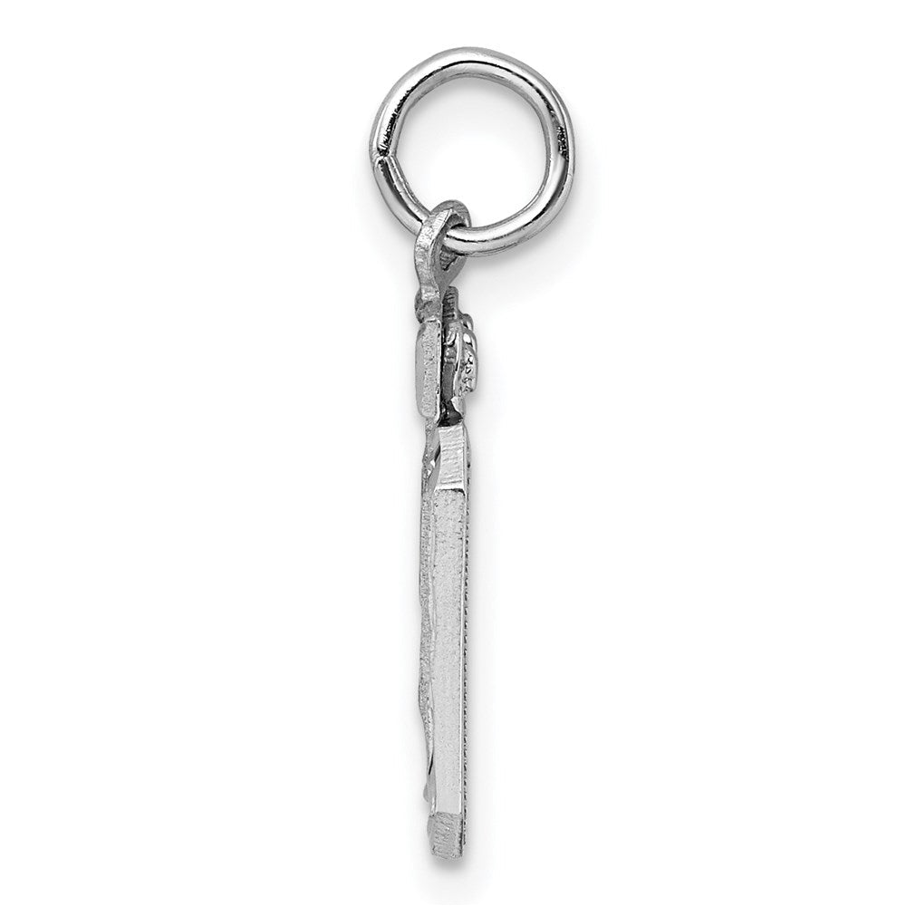 Sterlingsilber Rhodiniert Diamantiert #70 Charm