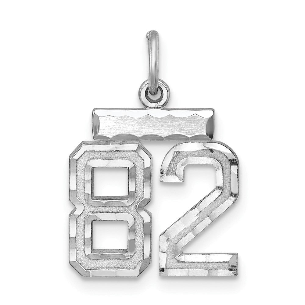 Sterlingsilber Rhodiniert Diamantiert #82 Charm