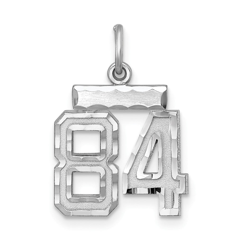 Sterlingsilber Rhodiniert Diamantiert #84 Charm