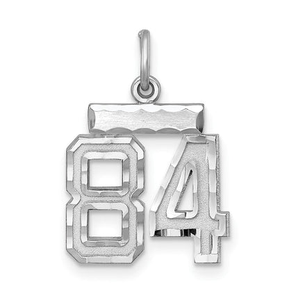 Sterlingsilber Rhodiniert Diamantiert #84 Charm