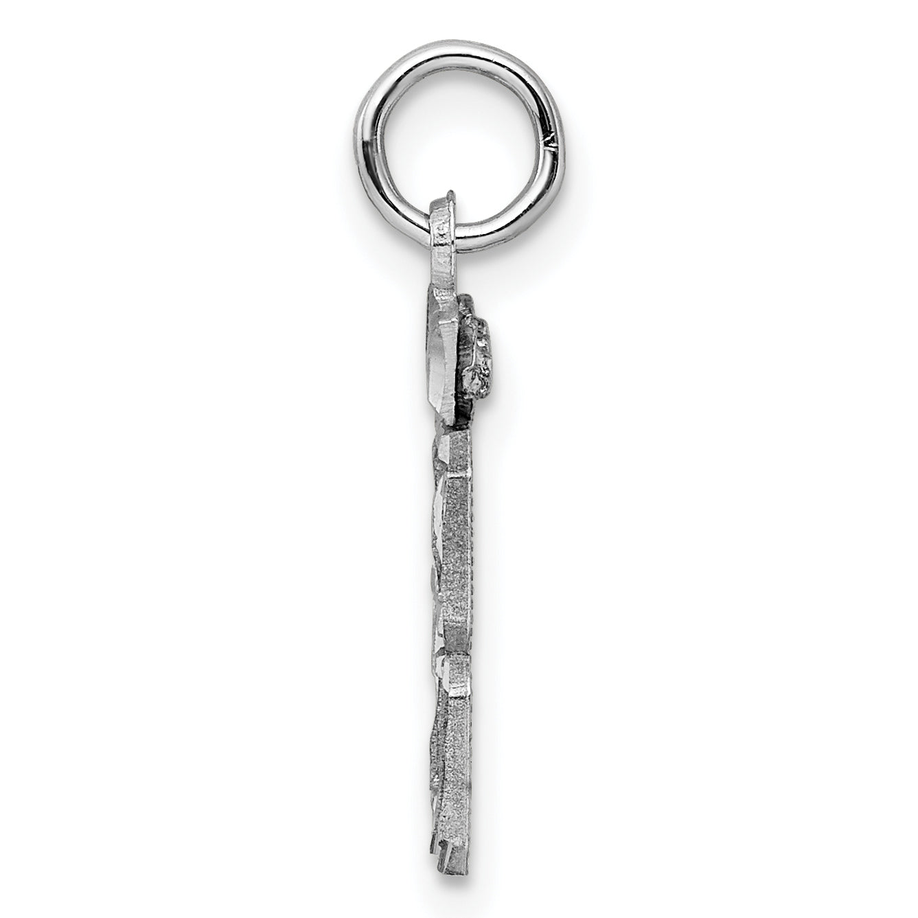 Sterlingsilber Rhodiniert Diamantiert #88 Charm