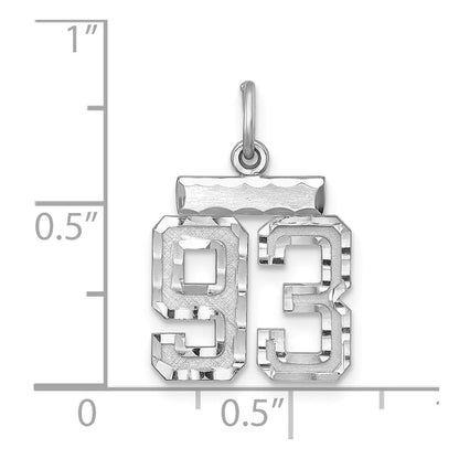 Sterlingsilber Rhodiniert Diamantiert #93 Charm
