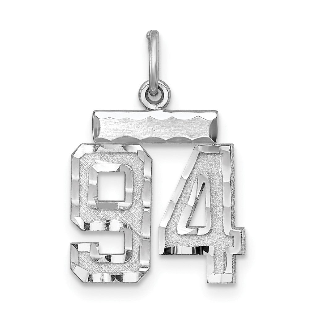 Sterlingsilber Rhodiniert Diamantiert #94 Charm