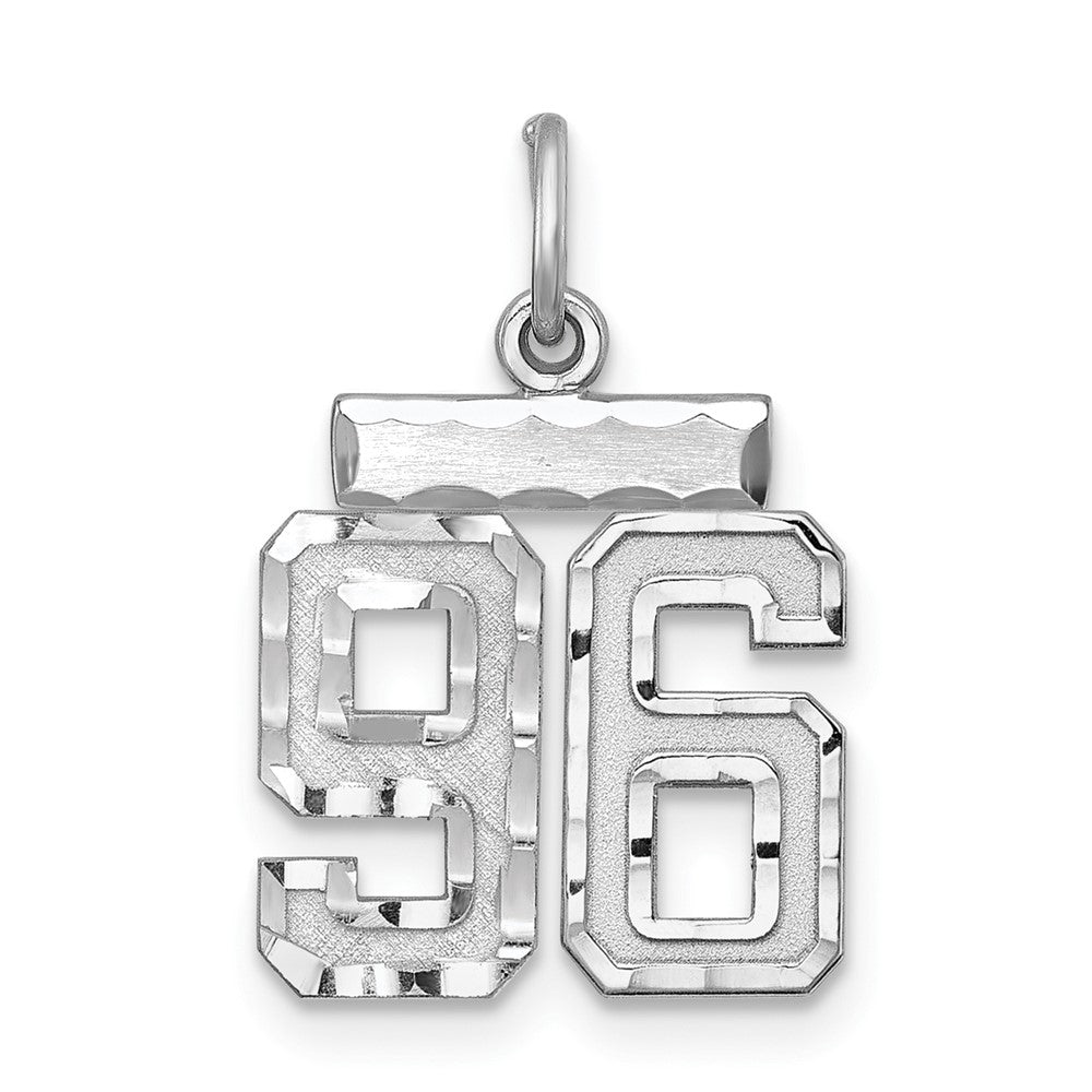 Sterlingsilber Rhodiniert Diamantiert #96 Charm